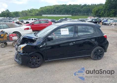 2022 Mitsubishi Mirage Black Edition/Se из США, поврежденный, VIN ML32AWHJ7NH005410